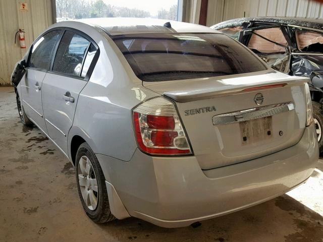 3N1AB6AP8BL685564 - 2011 NISSAN SENTRA 2.0 SILVER photo 3