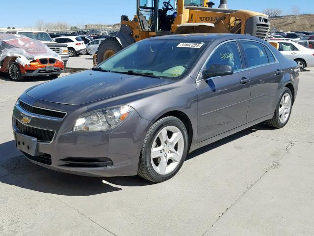 1G1ZA5EU3CF393886 - 2012 CHEVROLET MALIBU LS SILVER photo 2