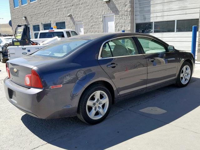 1G1ZA5EU3CF393886 - 2012 CHEVROLET MALIBU LS SILVER photo 4