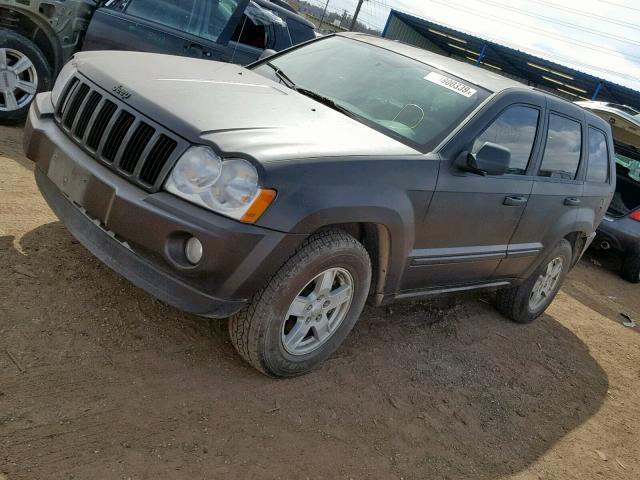 1J8GR48K67C593060 - 2007 JEEP GRAND CHER BLACK photo 2