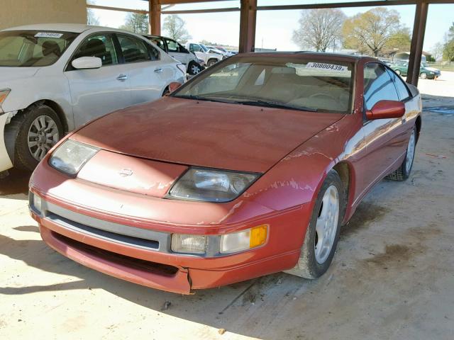 JN1RZ26H2MX504149 - 1991 NISSAN 300ZX 2+2 RED photo 2