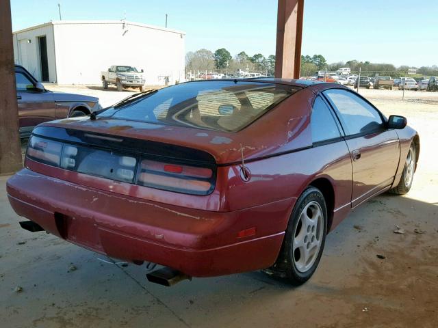 JN1RZ26H2MX504149 - 1991 NISSAN 300ZX 2+2 RED photo 4