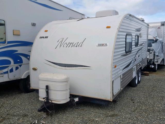 1SE200K26BA000307 - 2011 NOMA TRAILER WHITE photo 2