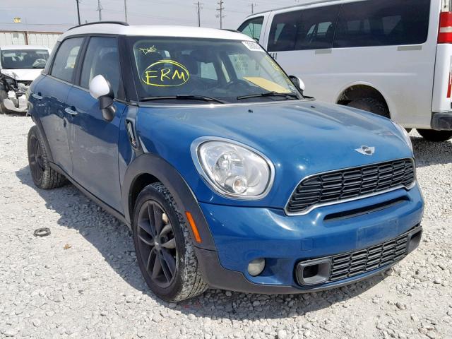 WMWZC3C55CWL81849 - 2012 MINI COOPER S C BLUE photo 1