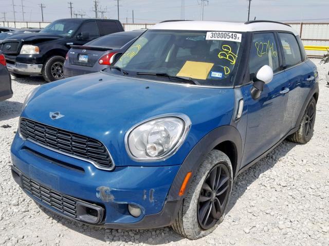 WMWZC3C55CWL81849 - 2012 MINI COOPER S C BLUE photo 2