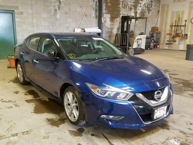 1N4AA6AP7GC391159 - 2016 NISSAN MAXIMA 3.5 BLUE photo 1