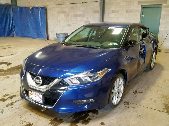 1N4AA6AP7GC391159 - 2016 NISSAN MAXIMA 3.5 BLUE photo 2