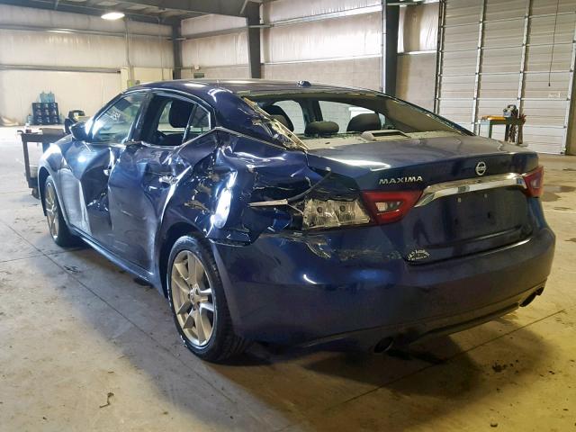 1N4AA6AP7GC391159 - 2016 NISSAN MAXIMA 3.5 BLUE photo 3