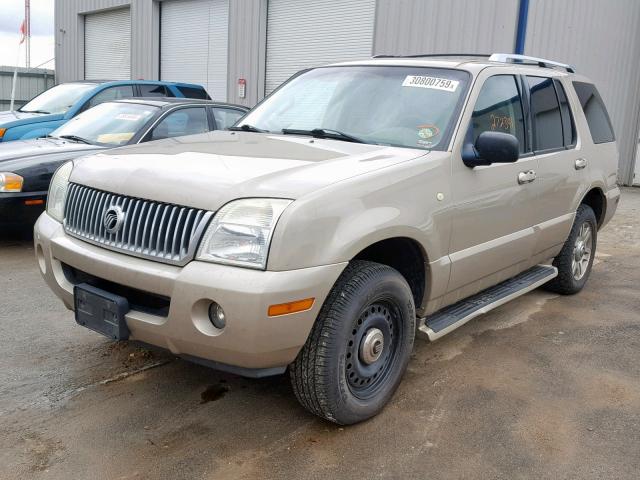 4M2DU86W84ZJ14985 - 2004 MERCURY MOUNTAINEE BEIGE photo 2