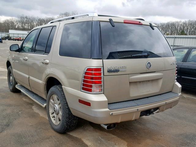 4M2DU86W84ZJ14985 - 2004 MERCURY MOUNTAINEE BEIGE photo 3