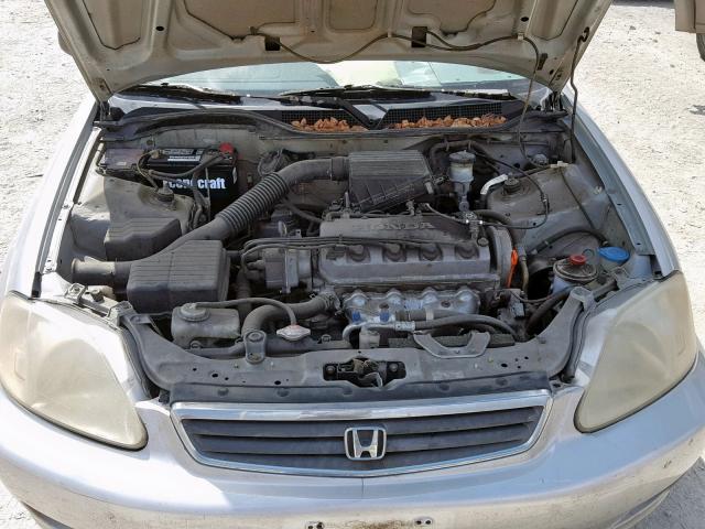 2HGEJ6612YH567969 - 2000 HONDA CIVIC BASE 银色 照片 7
