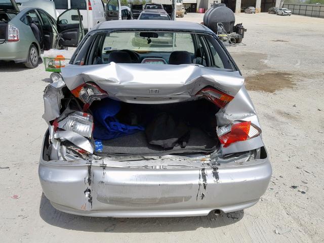 2HGEJ6612YH567969 - 2000 HONDA CIVIC BASE 银色 照片 9