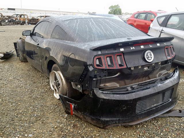 1ZVBP8JZXD5221479 - 2013 FORD MUSTANG SH BLACK photo 3