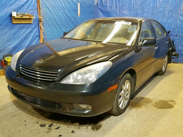 JTHBF30G530141705 - 2003 LEXUS ES 300 BLACK photo 2