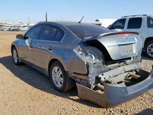 1N4CL2APXAC107011 - 2010 NISSAN ALTIMA HYB GREEN photo 3