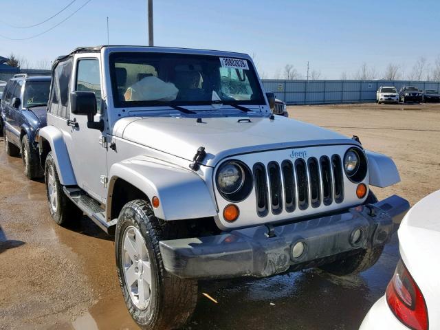 1J4FA54187L204586 - 2007 JEEP WRANGLER S SILVER photo 1