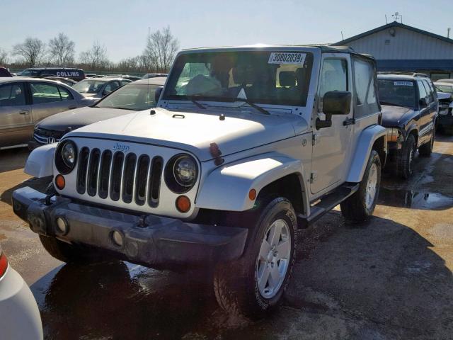 1J4FA54187L204586 - 2007 JEEP WRANGLER S SILVER photo 2