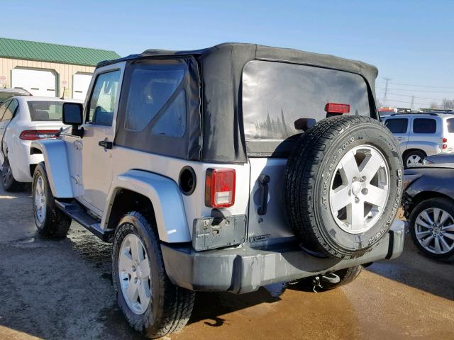 1J4FA54187L204586 - 2007 JEEP WRANGLER S SILVER photo 3