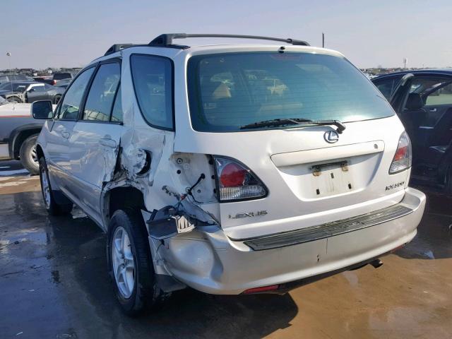 JTJGF10U320124964 - 2002 LEXUS RX 300 WHITE photo 3