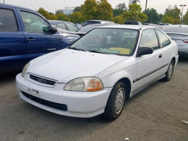 1HGEJ622XVL058094 - 1997 HONDA CIVIC DX WHITE photo 2