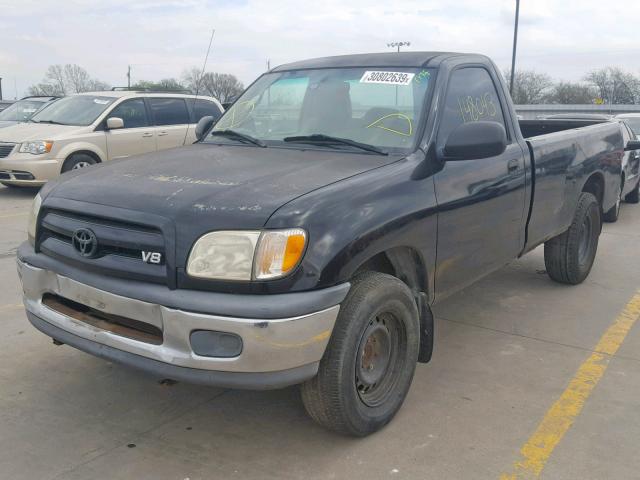 5TBJT32126S473903 - 2006 TOYOTA TUNDRA BLACK photo 2