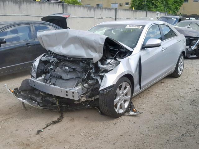 1G6AA5RX5G0160984 - 2016 CADILLAC ATS SILVER photo 2