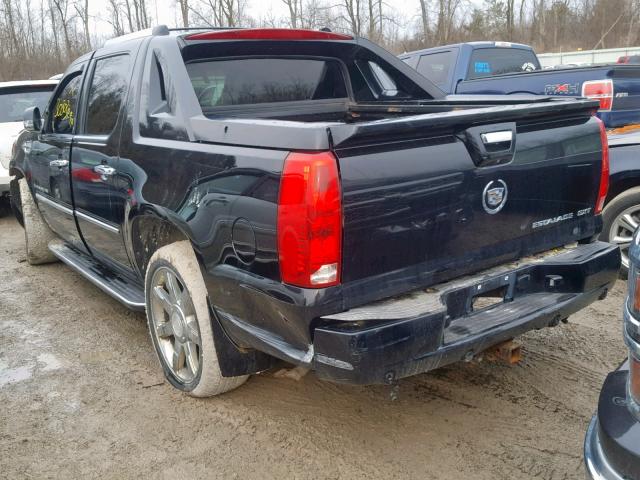 3GYFK628X7G271254 - 2007 CADILLAC ESCALADE E BLACK photo 3