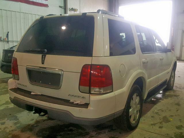 5LMEU78H53ZJ21743 - 2003 LINCOLN AVIATOR 白色 照片 4