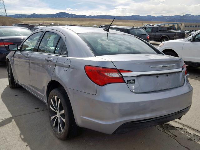 1C3CCBBB8DN539204 - 2013 CHRYSLER 200 TOURIN GRAY photo 3