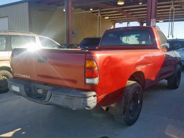 5TBJN32152S235743 - 2002 TOYOTA TUNDRA MAROON photo 4