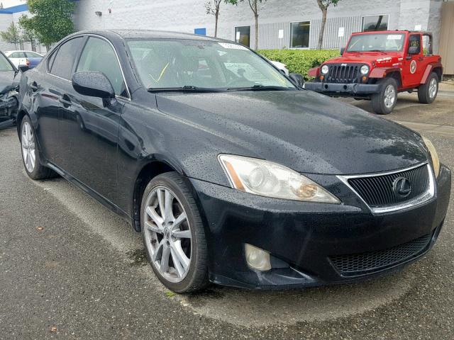 JTHBK262172047333 - 2007 LEXUS IS 250 BLACK photo 1