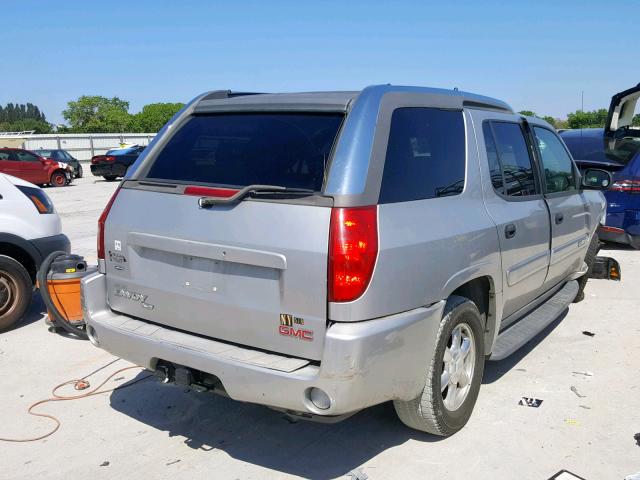 1GKES12S346143200 - 2004 GMC ENVOY XUV SILVER photo 4