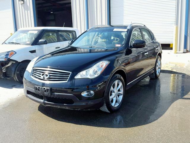 JNKAJ09F39M951919 - 2009 INFINITI EX35 BASE BLACK photo 2