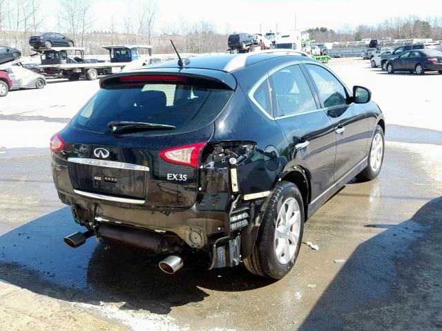 JNKAJ09F39M951919 - 2009 INFINITI EX35 BASE BLACK photo 4