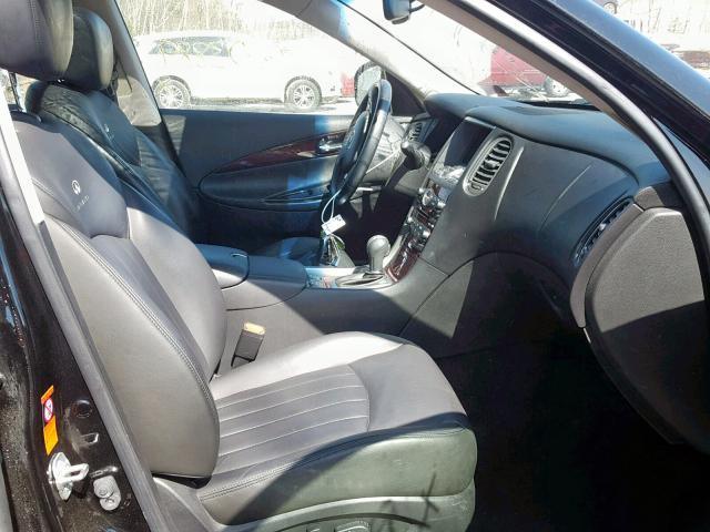 JNKAJ09F39M951919 - 2009 INFINITI EX35 BASE BLACK photo 5