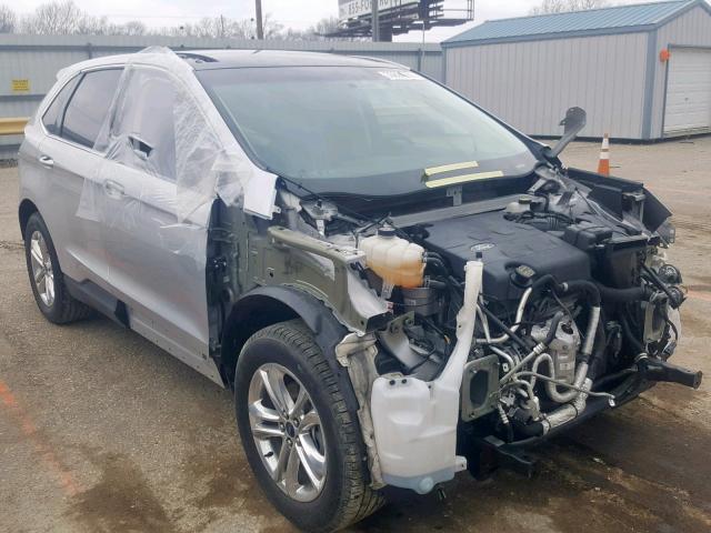 2FMTK3J81FBC20876 - 2015 FORD EDGE SEL SILVER photo 1