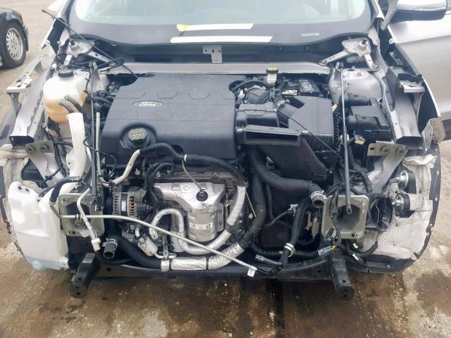 2FMTK3J81FBC20876 - 2015 FORD EDGE SEL SILVER photo 7