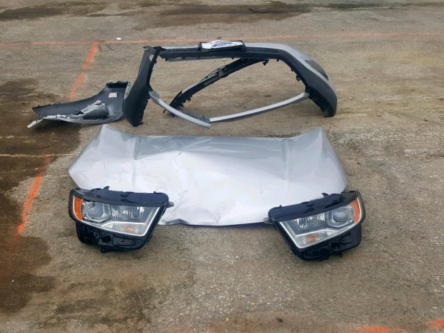 2FMTK3J81FBC20876 - 2015 FORD EDGE SEL SILVER photo 9