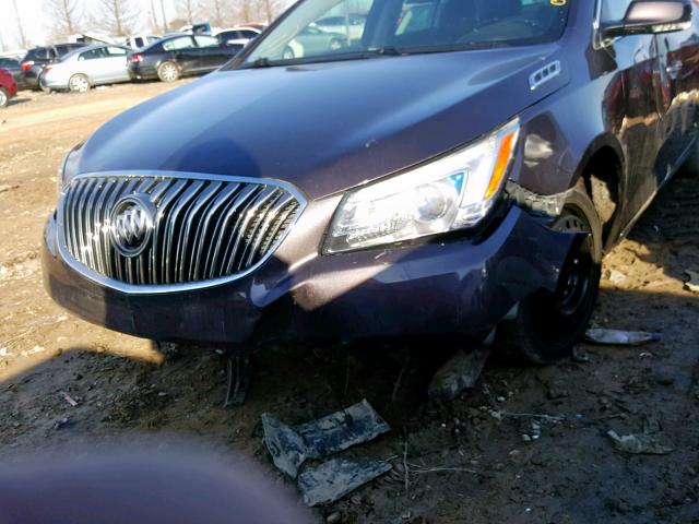 1G4GB5G30EF288141 - 2014 BUICK LACROSSE PURPLE photo 10