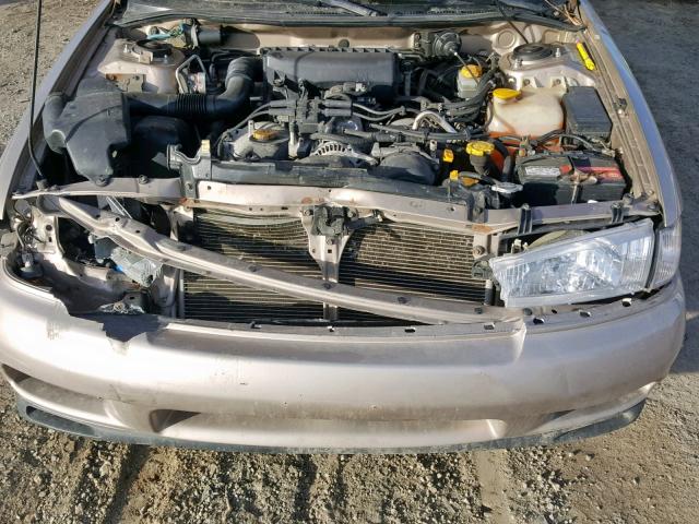 4S3BK4350X6308942 - 1999 SUBARU LEGACY L BROWN photo 7