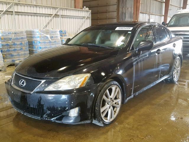 JTHBK262472057600 - 2007 LEXUS IS 250 BLACK photo 2