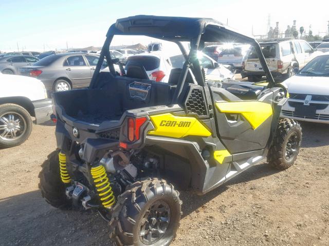 3JB1GAP48JK002834 - 2018 CAN-AM MAVERICK T YELLOW photo 4