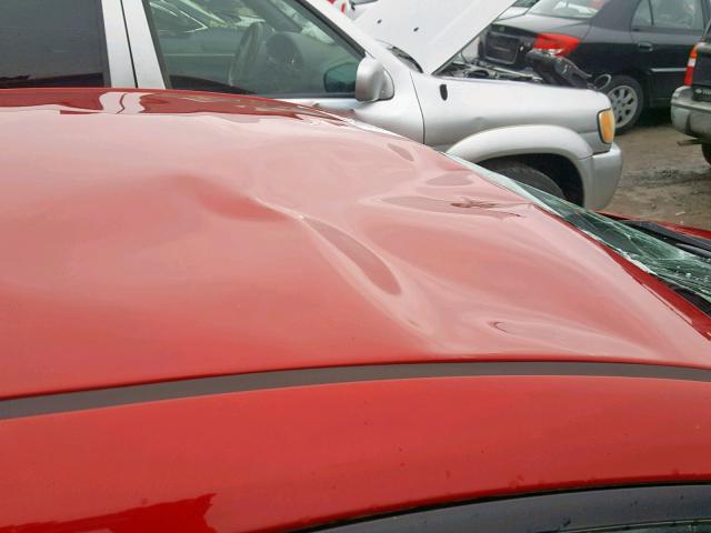 KNADM5A31F6969014 - 2015 KIA RIO LX RED photo 9