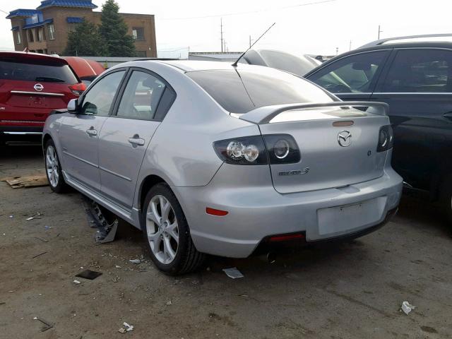 JM1BK323171635471 - 2007 MAZDA 3 S SILVER photo 3