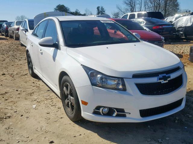 1G1PD5SB7E7465087 - 2014 CHEVROLET CRUZE LT WHITE photo 1