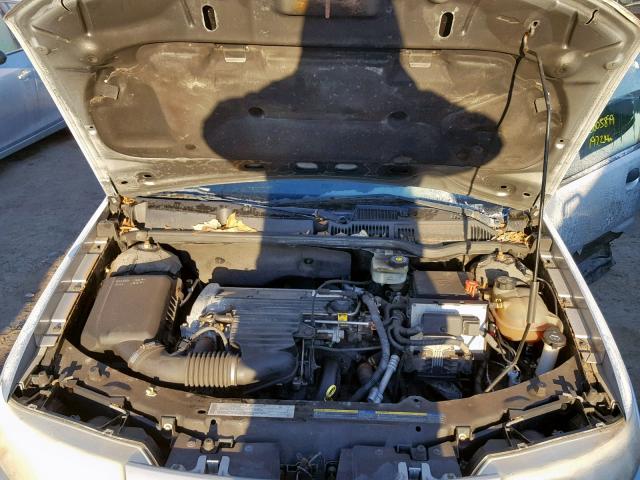 1G8AG52FX4Z126053 - 2004 SATURN ION LEVEL SILVER photo 7