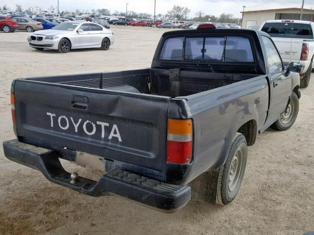 4TARN81A0RZ258845 - 1994 TOYOTA PICKUP 1/2 BLACK photo 4