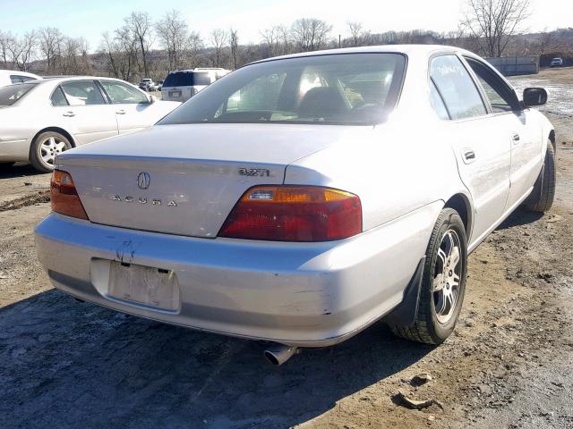 19UUA5665YA064730 - 2000 ACURA 3.2TL SILVER photo 4