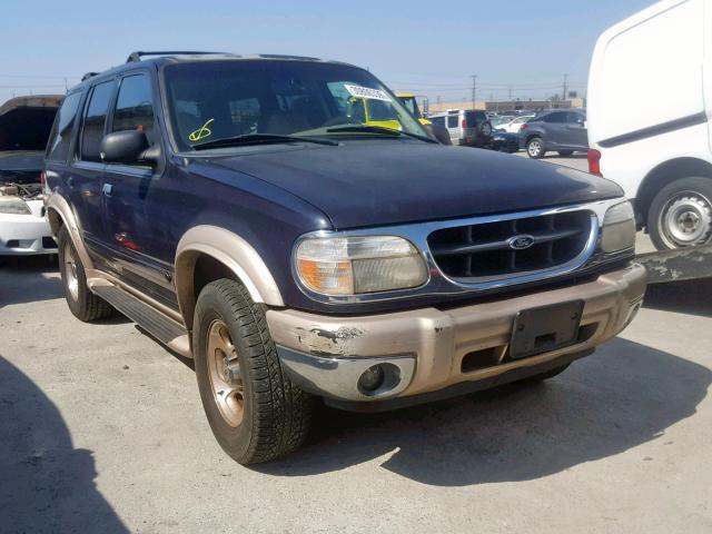 1FMDU64E4YZB24788 - 2000 FORD EXPLORER E BLUE photo 1