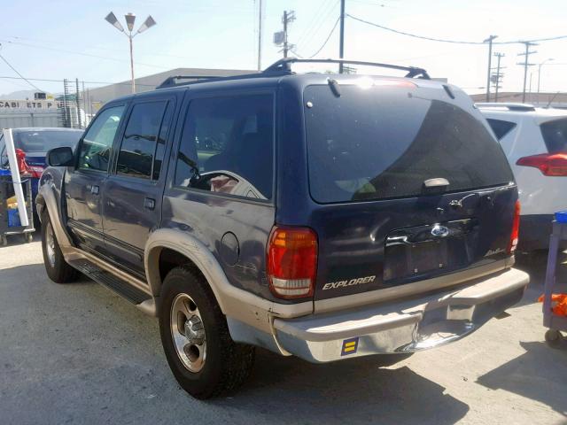 1FMDU64E4YZB24788 - 2000 FORD EXPLORER E BLUE photo 3